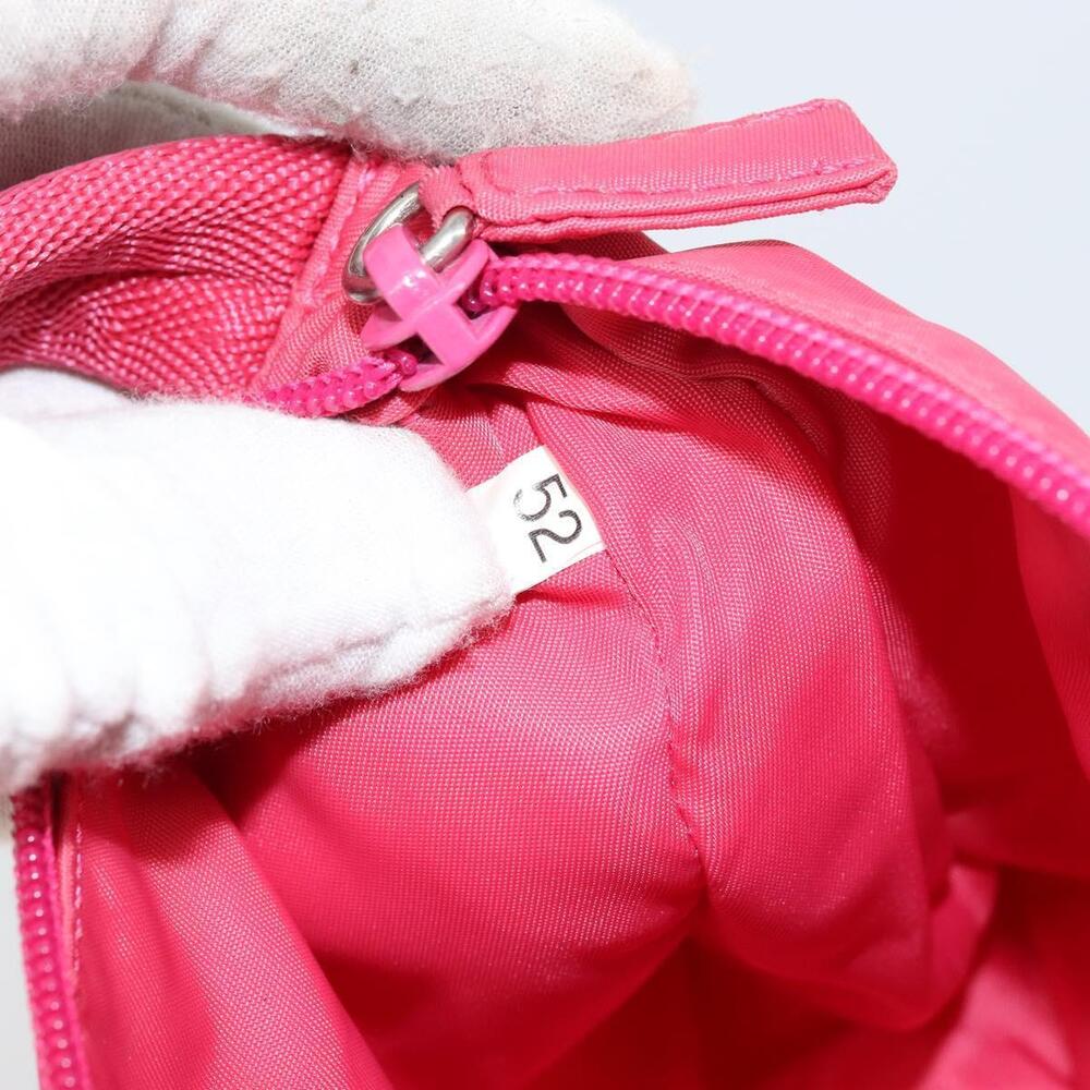 PRADA Hand Pouch Nylon Pink Auth 157315V - Picture 11 of 16